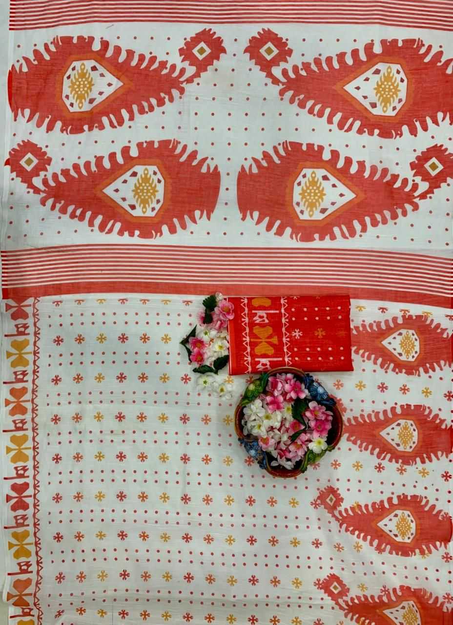 YNF Wholesale Linen Cotton Sarees  | Surat Manufacturer