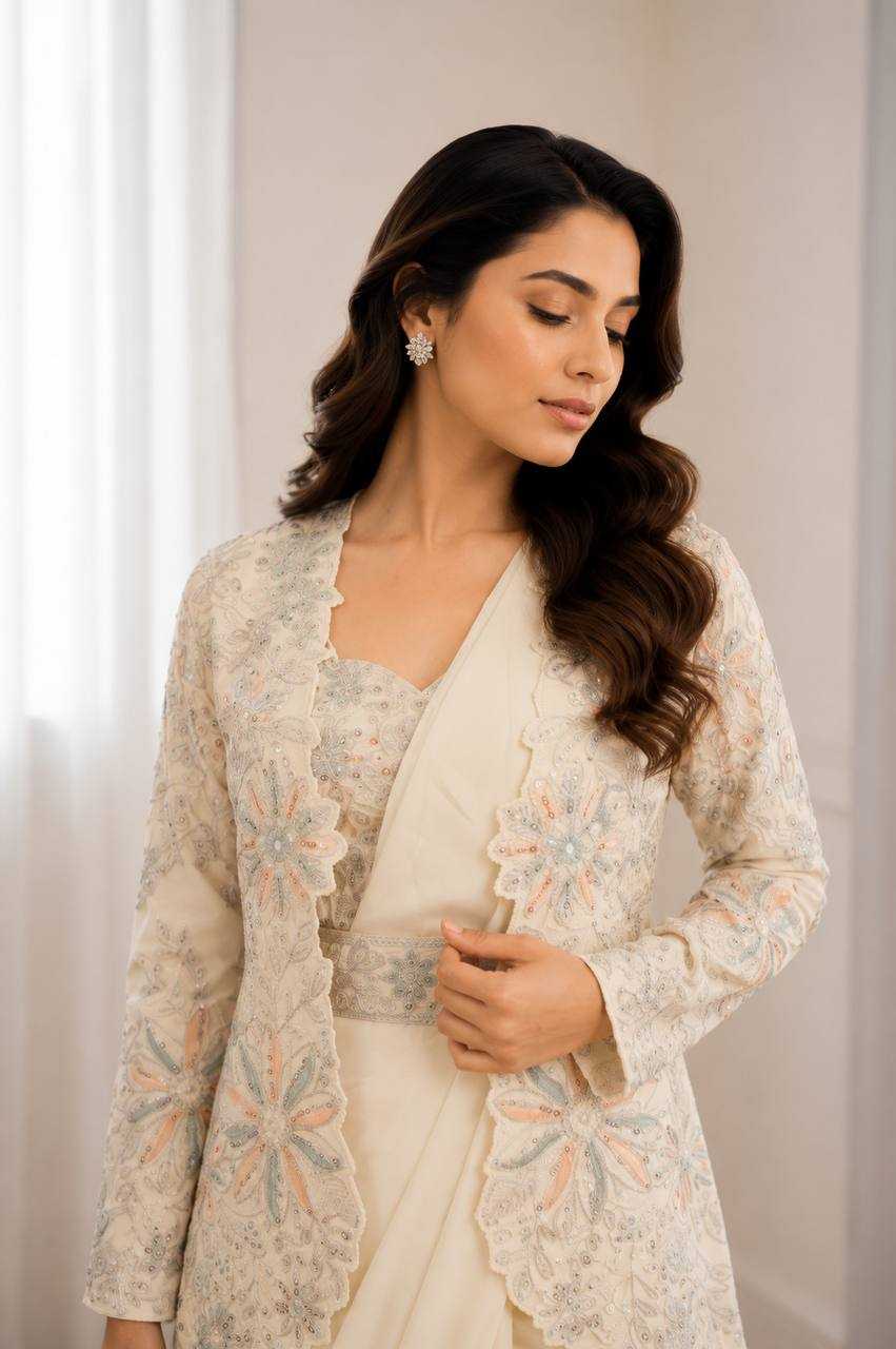 YNF Wholesale Crepe Silk Designer Sarees  | Surat Manufacturer