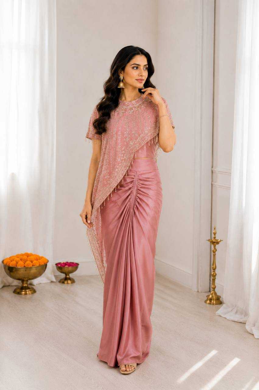 YNF Wholesale Crepe Silk Indo Western Dresses  | Surat Manufacturer