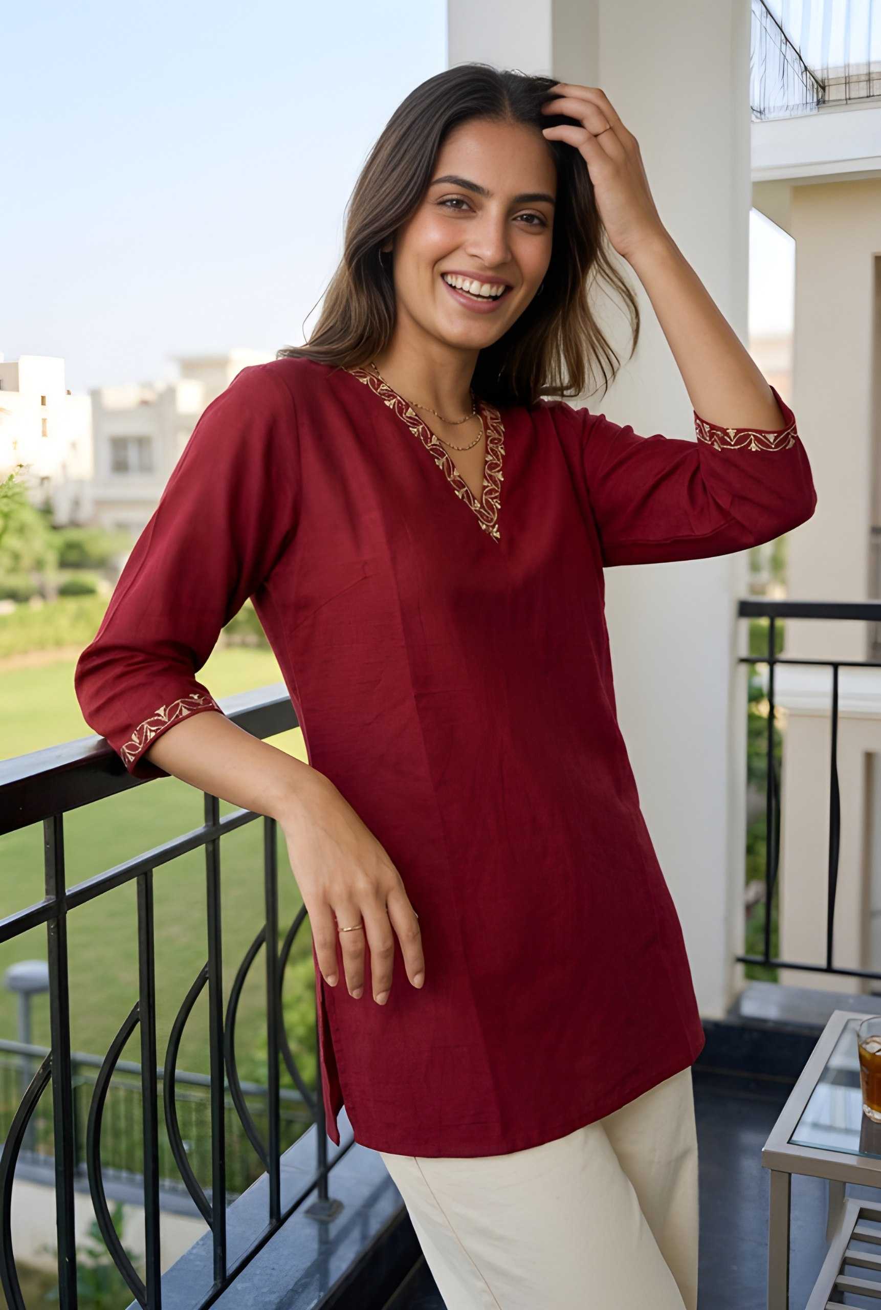 YNF Wholesale Heavy Roman Silk Embroidered Kurtis  | Surat Manufacturer