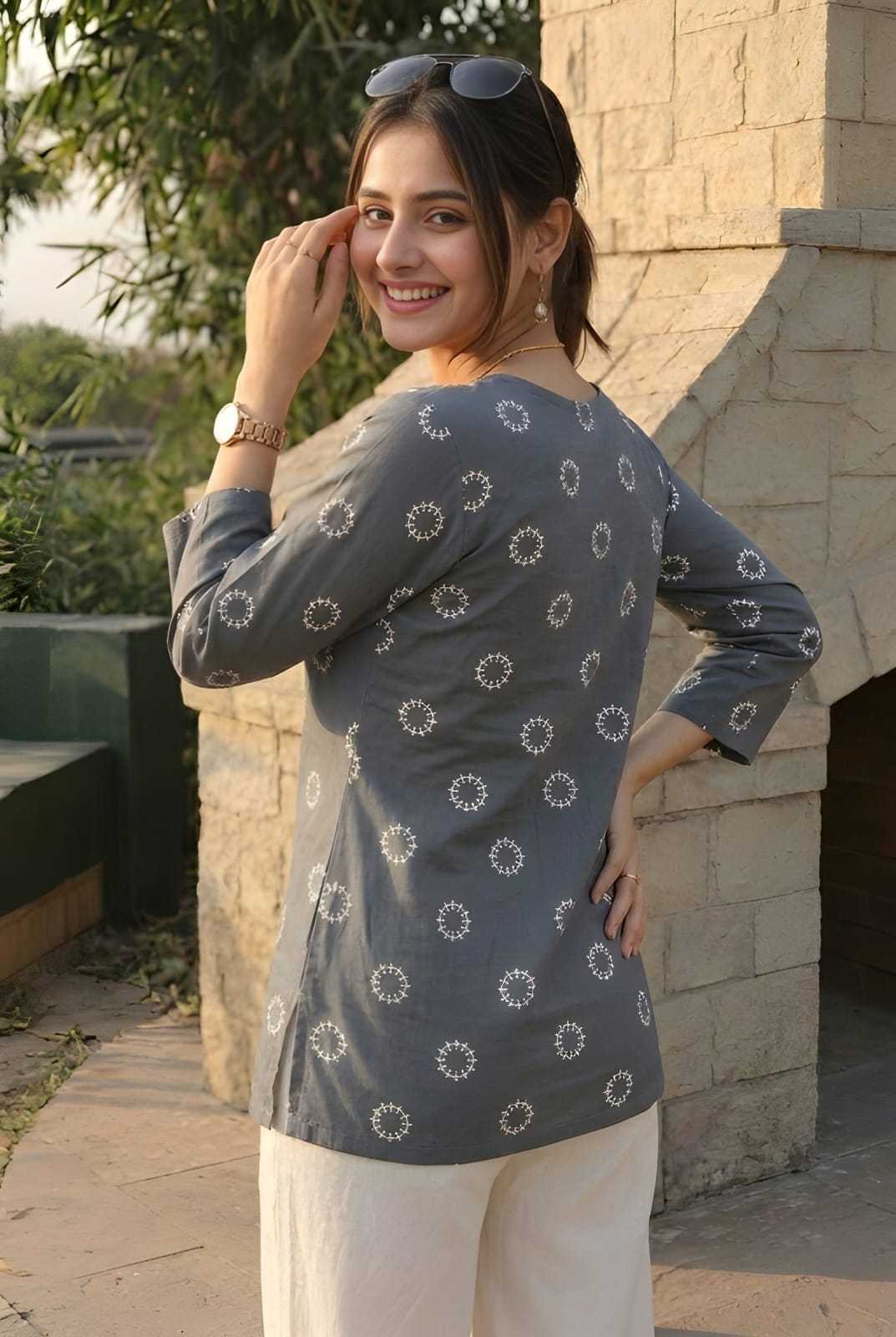 YNF Wholesale Cotton Short Kurtis  | Surat Manufacturer
