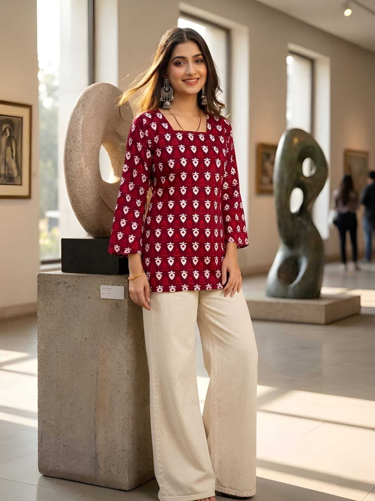 YNF Wholesale Cotton Short Kurtis  | Surat Manufacturer