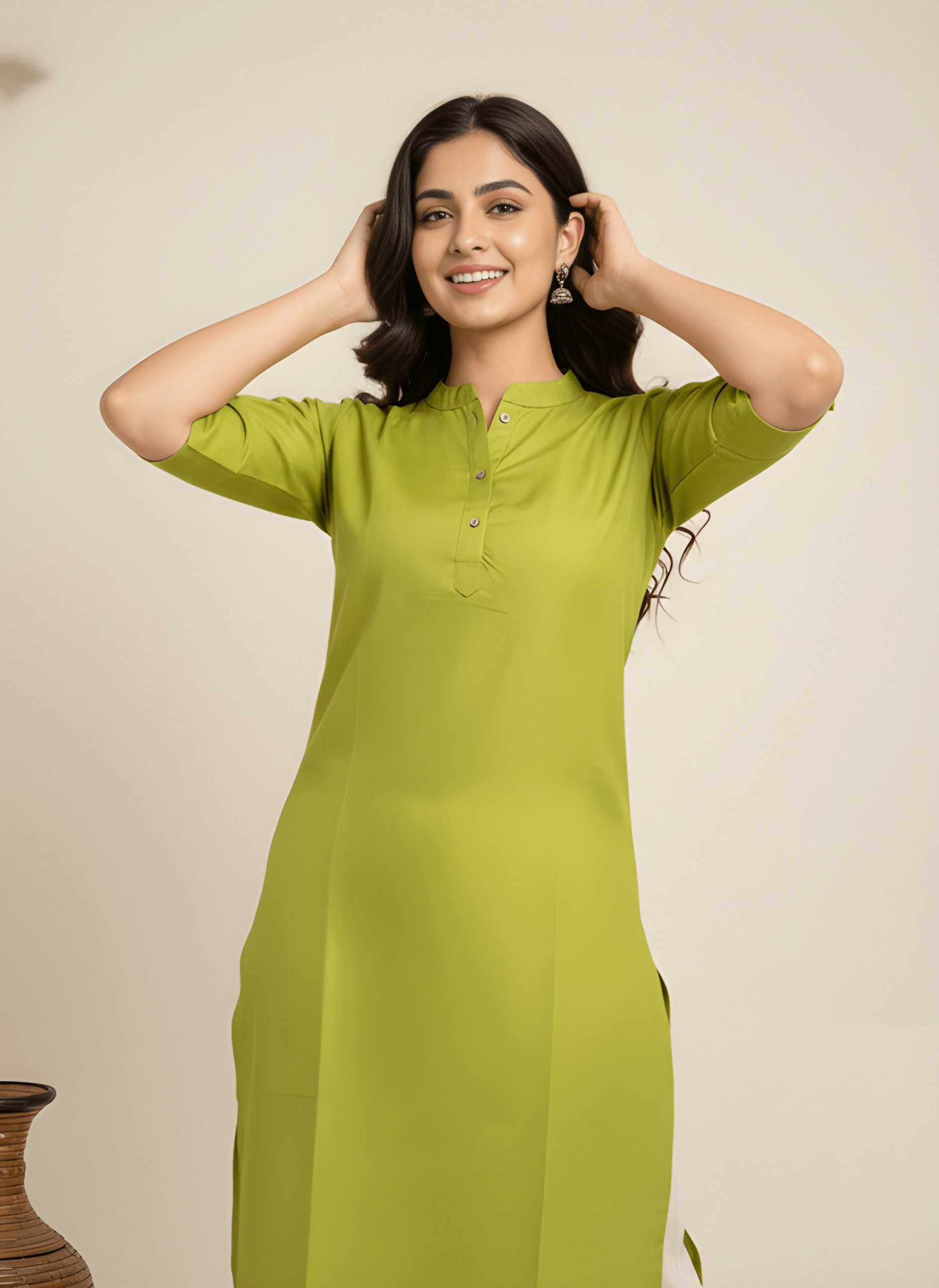 YNF Wholesale Cotton Straight Kurtis  | Surat Manufacturer
