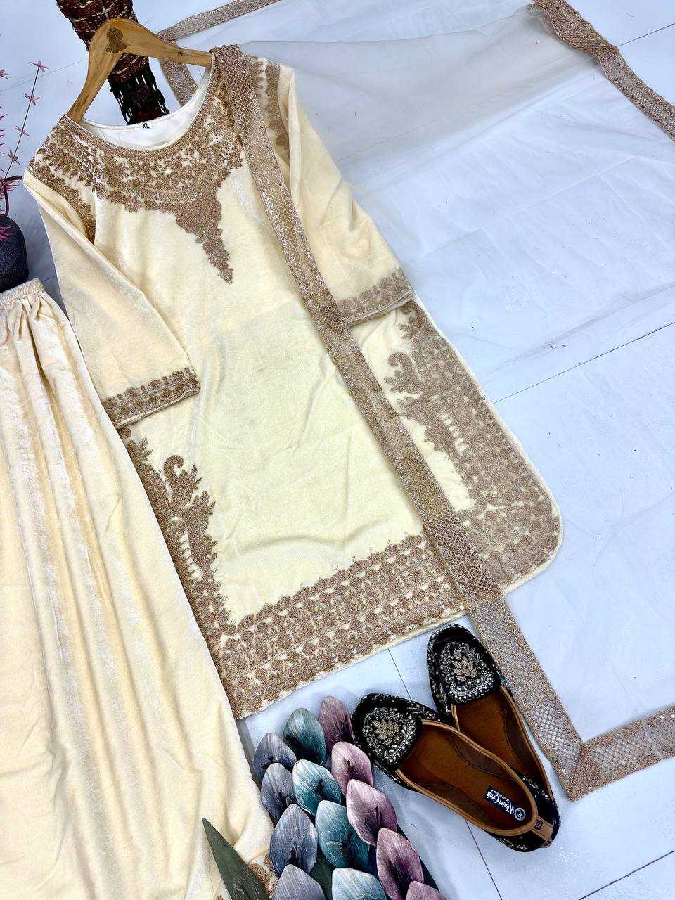 YNF Wholesale Viscose Velvet Suits  | Surat Manufacturer