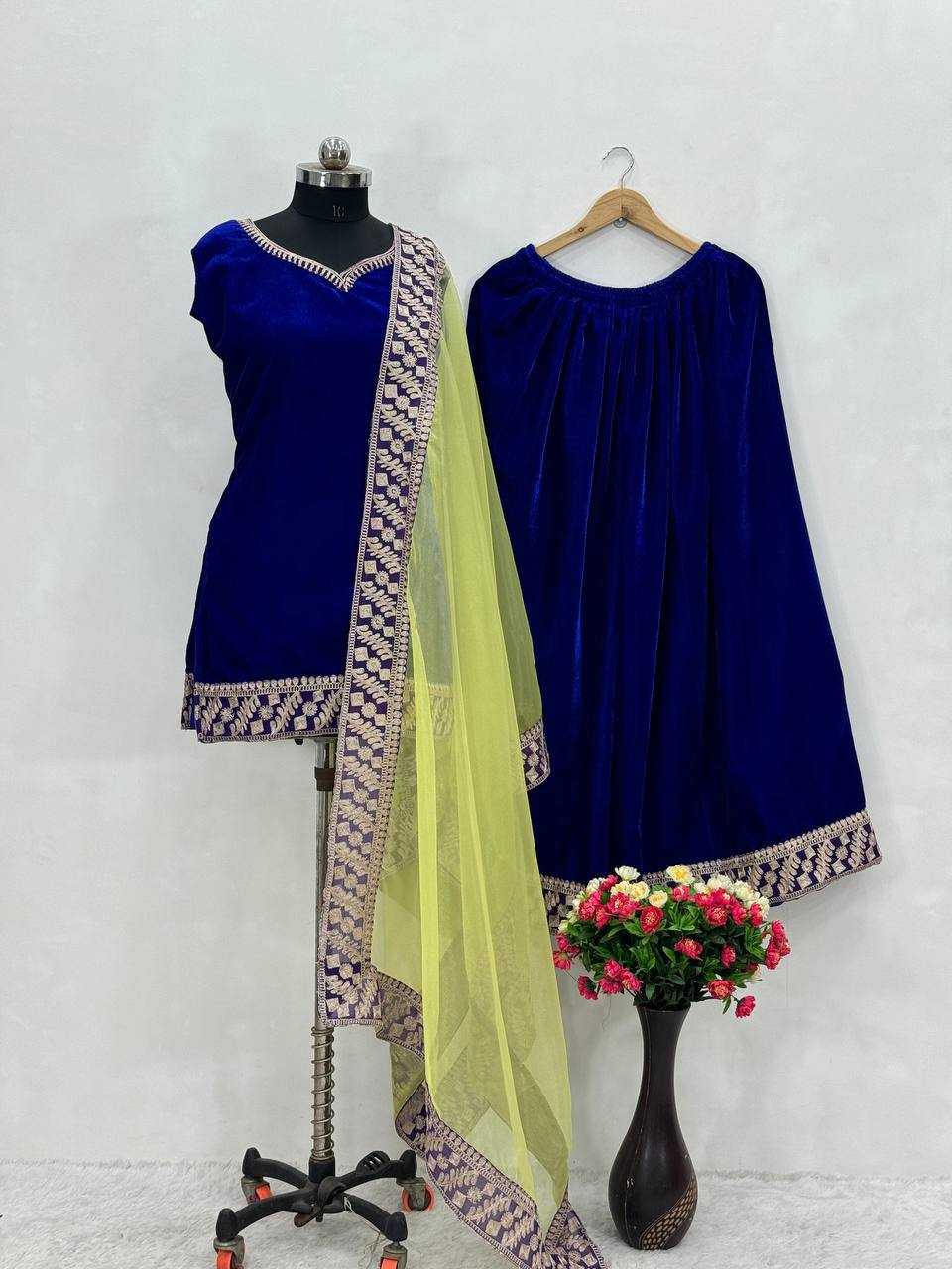 YNF Wholesale Viscose Velvet Suits  | Surat Manufacturer
