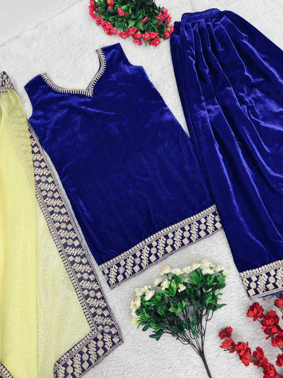 YNF Wholesale Viscose Velvet Suits  | Surat Manufacturer