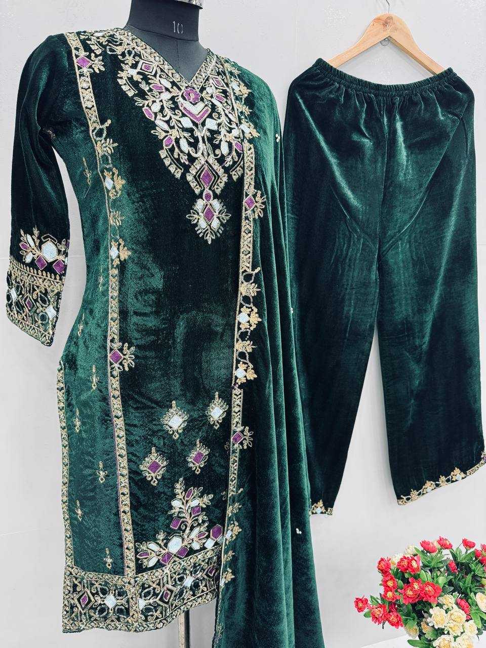 YNF Wholesale Viscose Palazzo Suit  | Surat Manufacturer