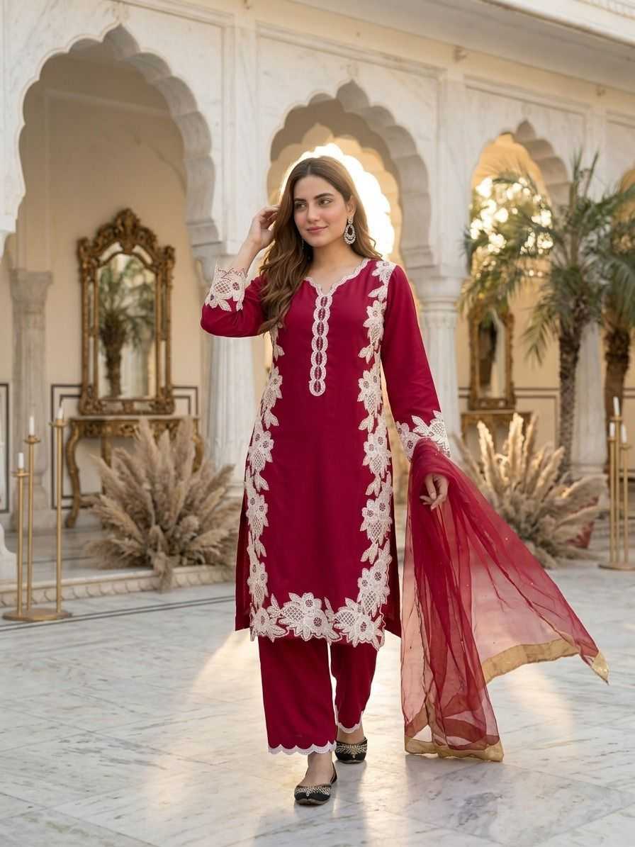 YNF Wholesale Heavy Silk Palazzo Suit  | Surat Manufacturer