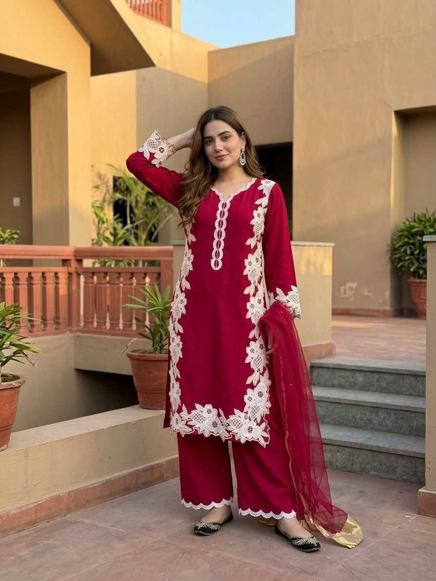 YNF Wholesale Heavy Silk Palazzo Suit  | Surat Manufacturer