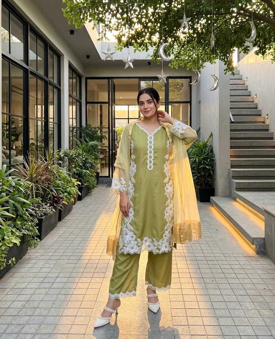 YNF Wholesale Heavy Silk Palazzo Suit  | Surat Manufacturer