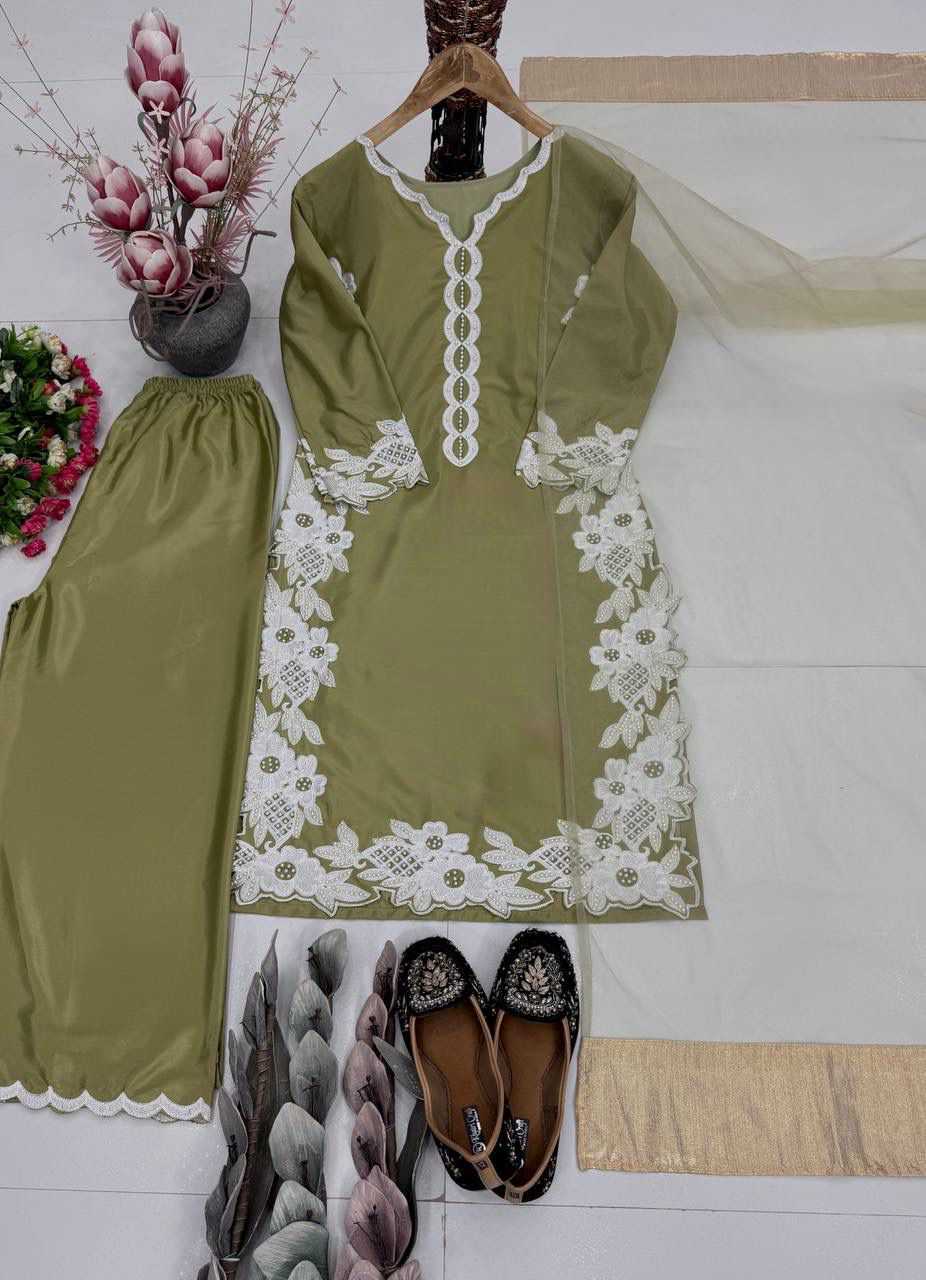 YNF Wholesale Heavy Silk Palazzo Suit  | Surat Manufacturer