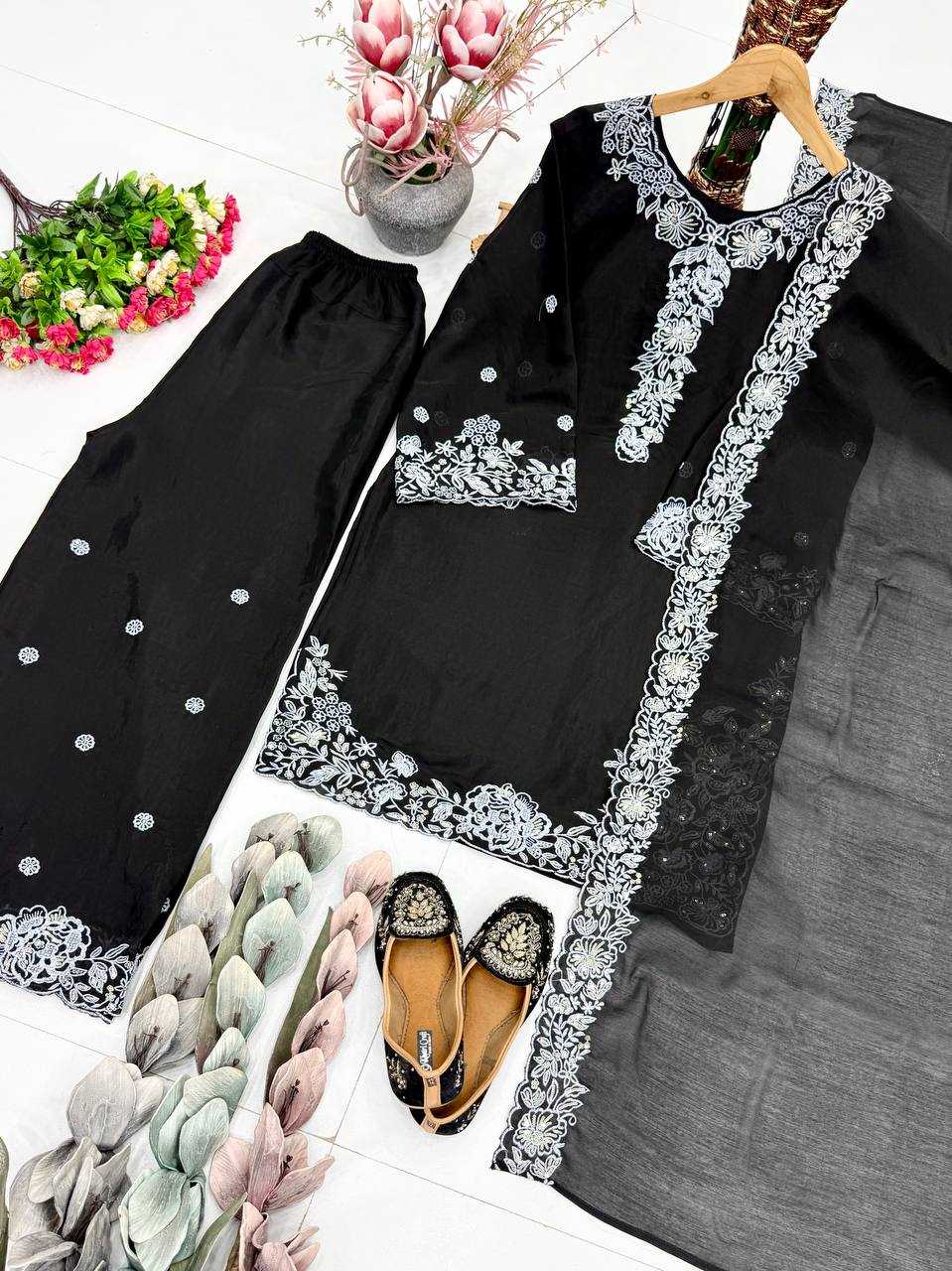 YNF Wholesale Chanderi Cotton Embroidery Suits  | Surat Manufacturer