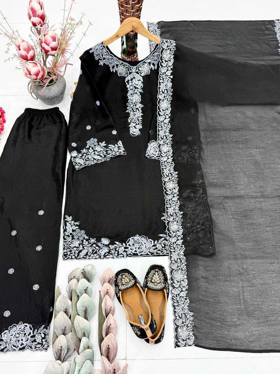 YNF Wholesale Chanderi Cotton Embroidery Suits  | Surat Manufacturer