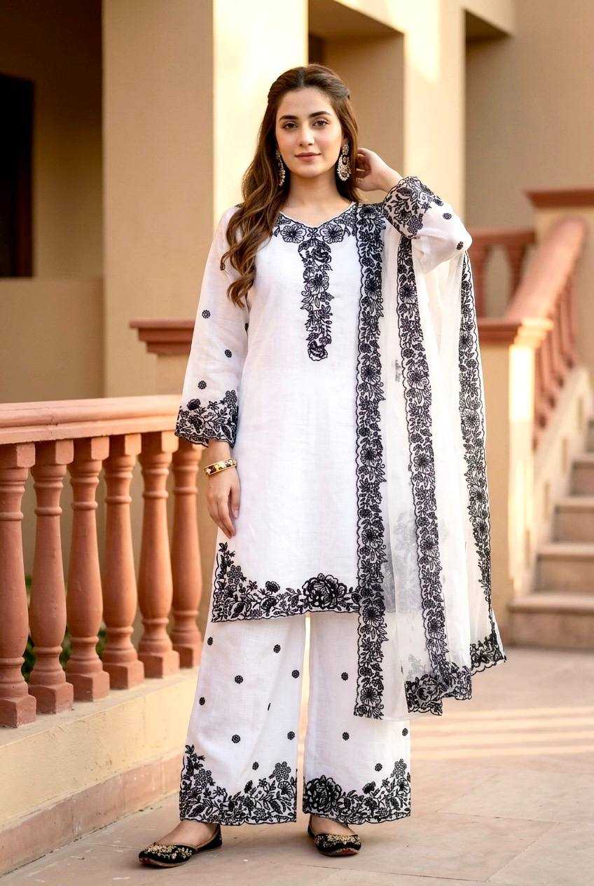 YNF Wholesale Chanderi Cotton Embroidery Suits  | Surat Manufacturer