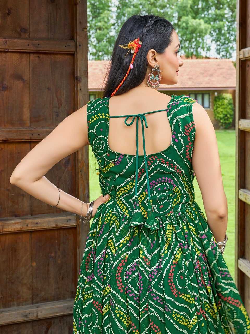 YNF Wholesale Faux Georgette Georgette Gown  | Surat Manufacturer