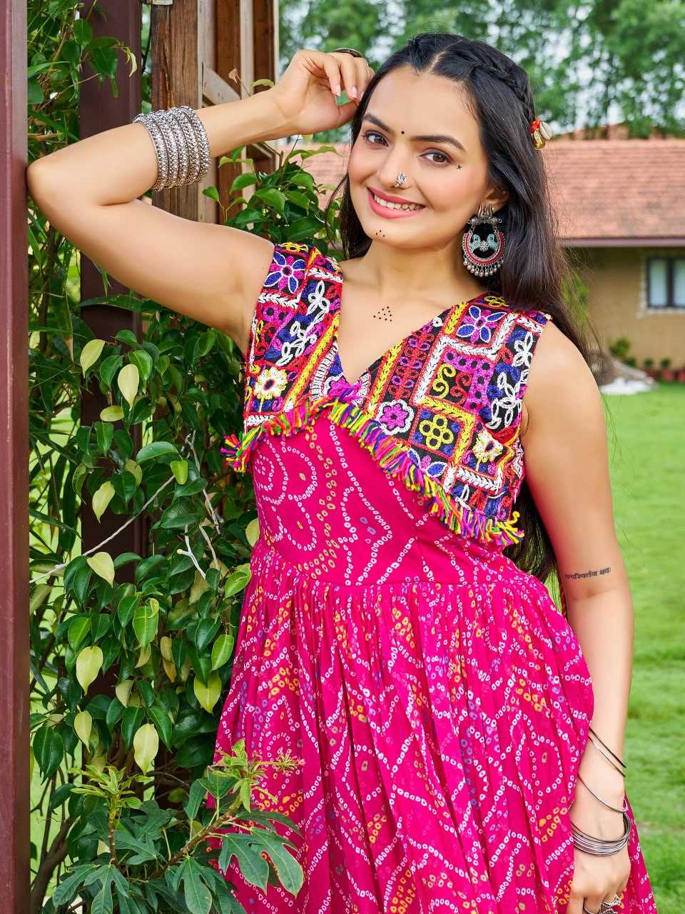 YNF Wholesale Faux Georgette Georgette Gown  | Surat Manufacturer