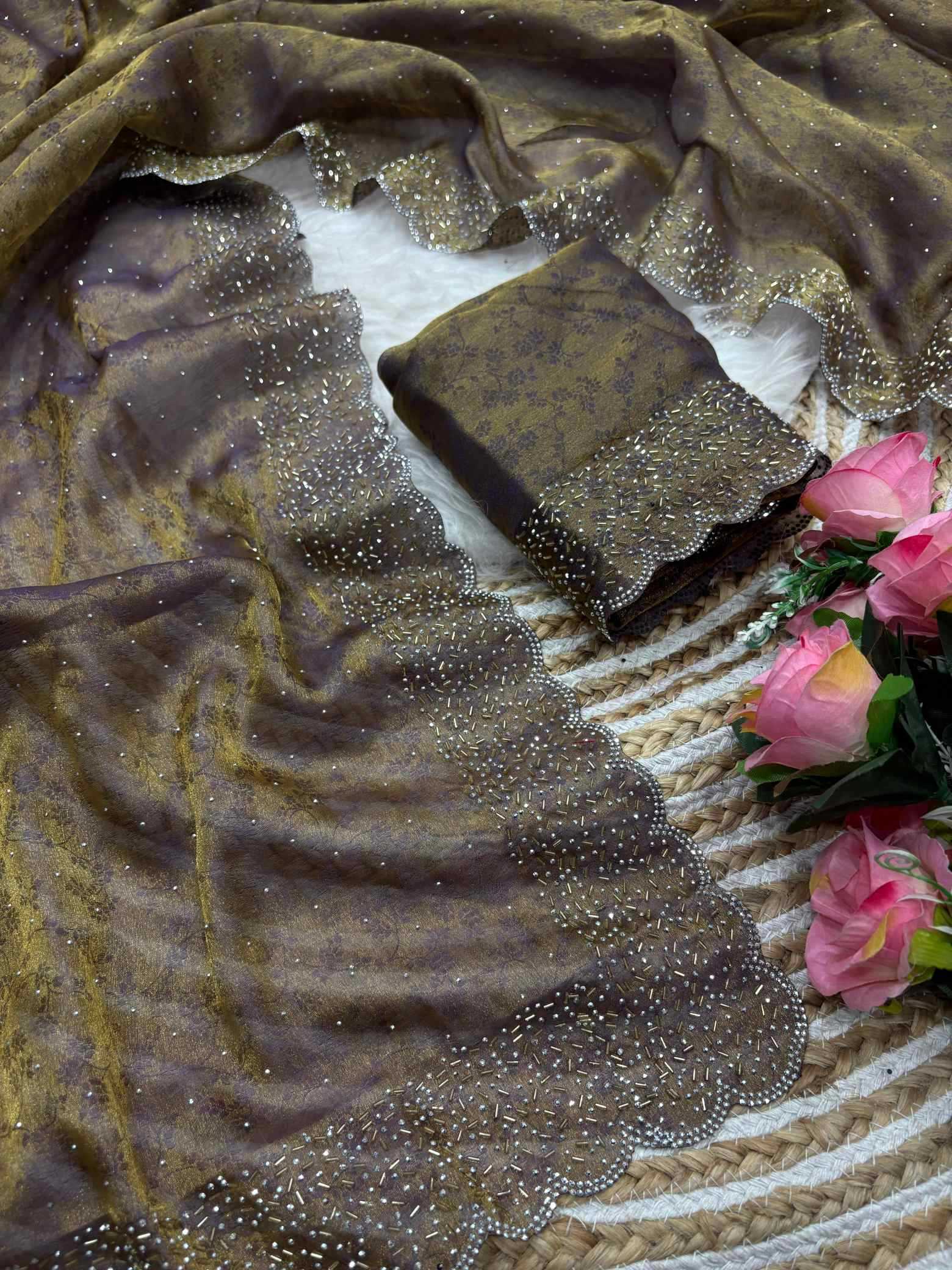 YNF Wholesale Satin Designer Sarees  | Surat Manufacturer
