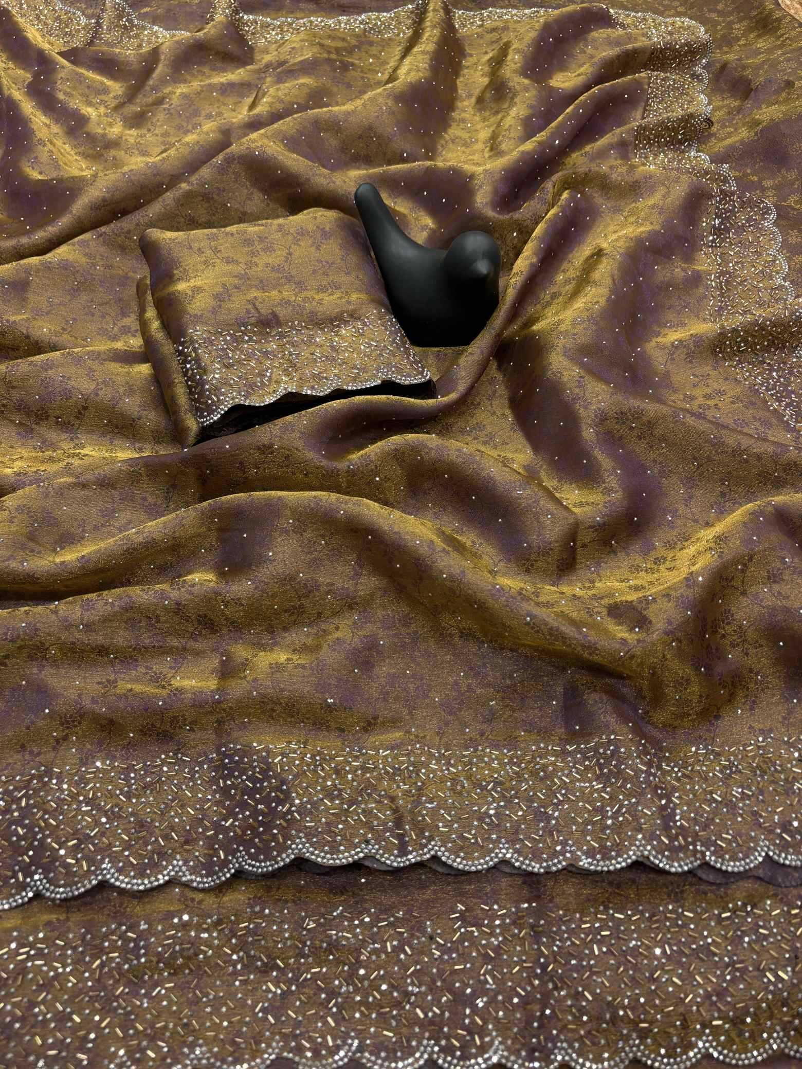 YNF Wholesale Satin Designer Sarees  | Surat Manufacturer