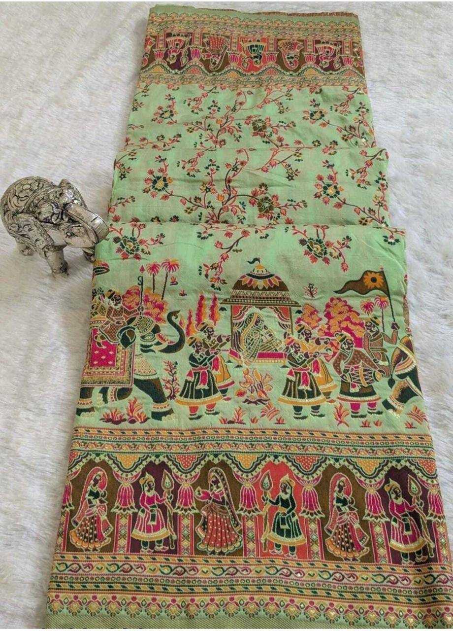 YNF Wholesale Pashmina Designer Sarees  | Surat Manufacturer