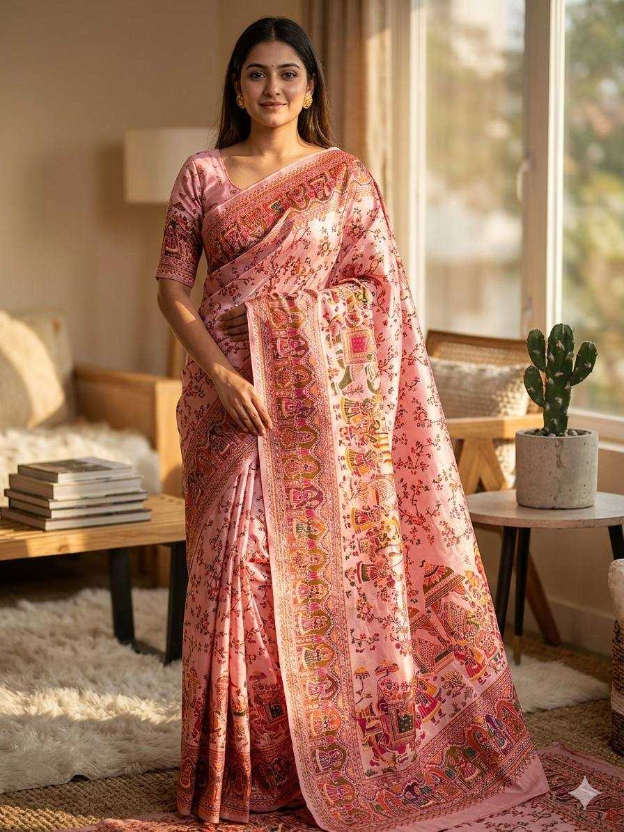 YNF Wholesale Pashmina Designer Sarees  | Surat Manufacturer