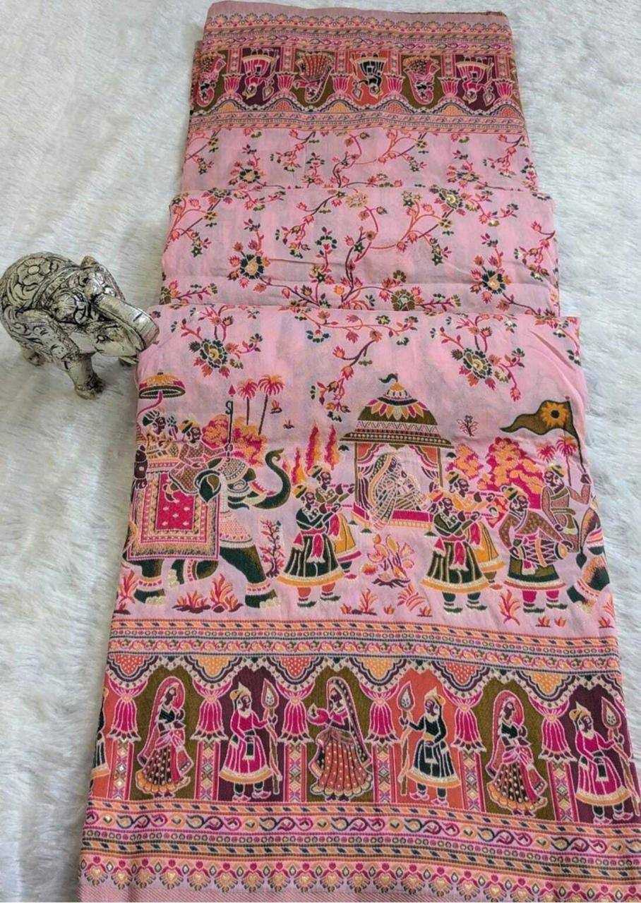 YNF Wholesale Pashmina Designer Sarees  | Surat Manufacturer