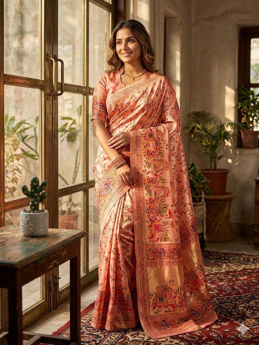 YNF Wholesale Pashmina Designer Sarees  | Surat Manufacturer