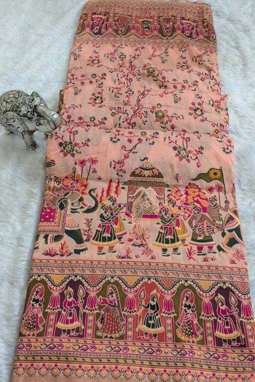YNF Wholesale Pashmina Designer Sarees  | Surat Manufacturer