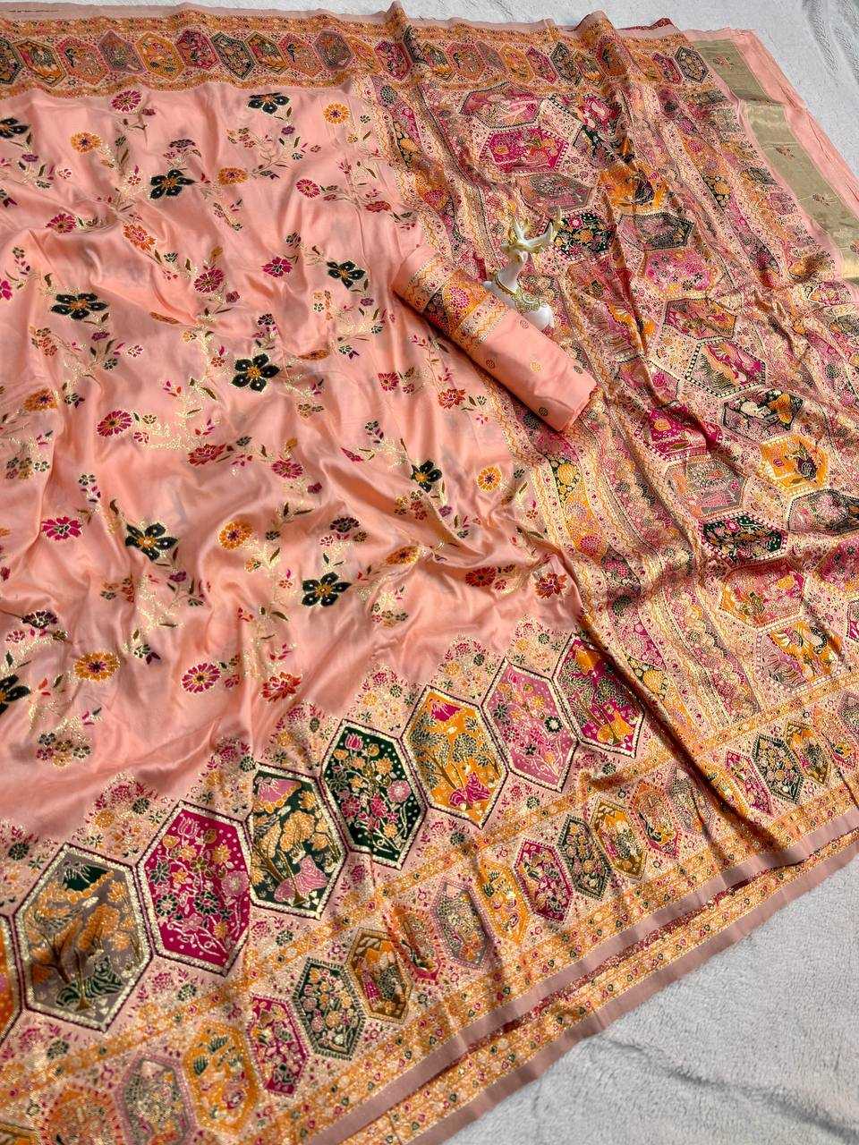 YNF Wholesale Pashmina Butta Sarees  | Surat Manufacturer