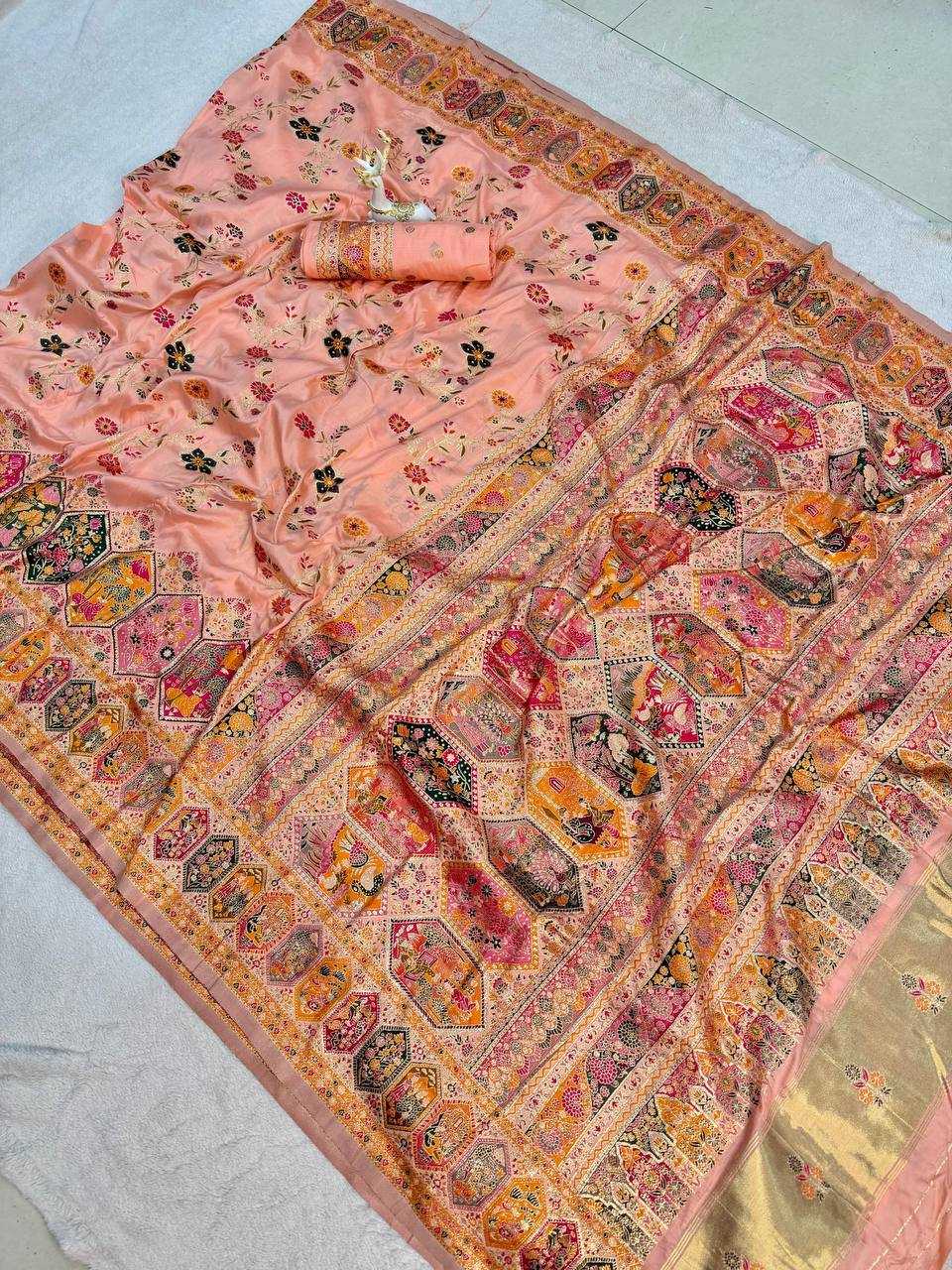 YNF Wholesale Pashmina Butta Sarees  | Surat Manufacturer