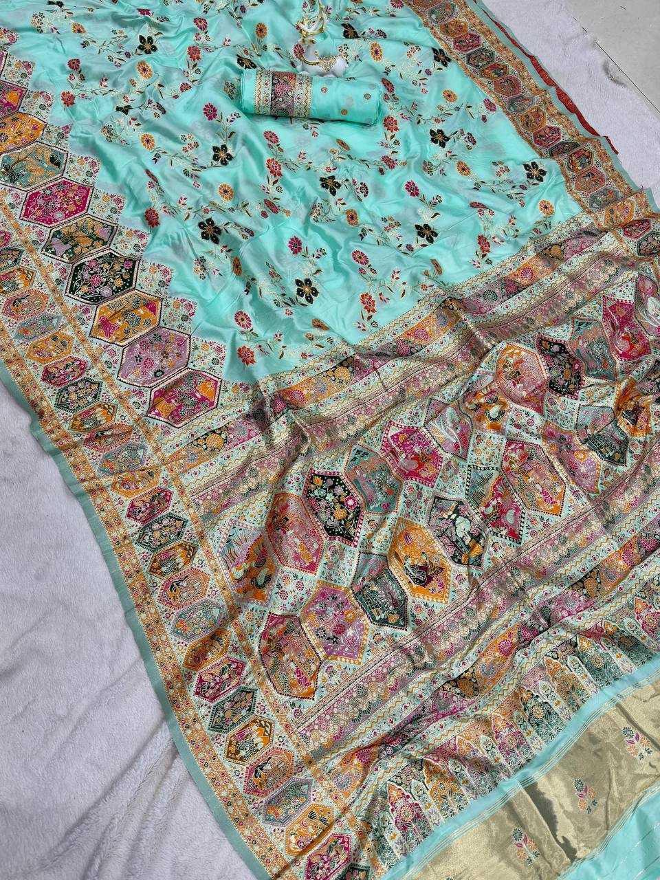 YNF Wholesale Pashmina Butta Sarees  | Surat Manufacturer