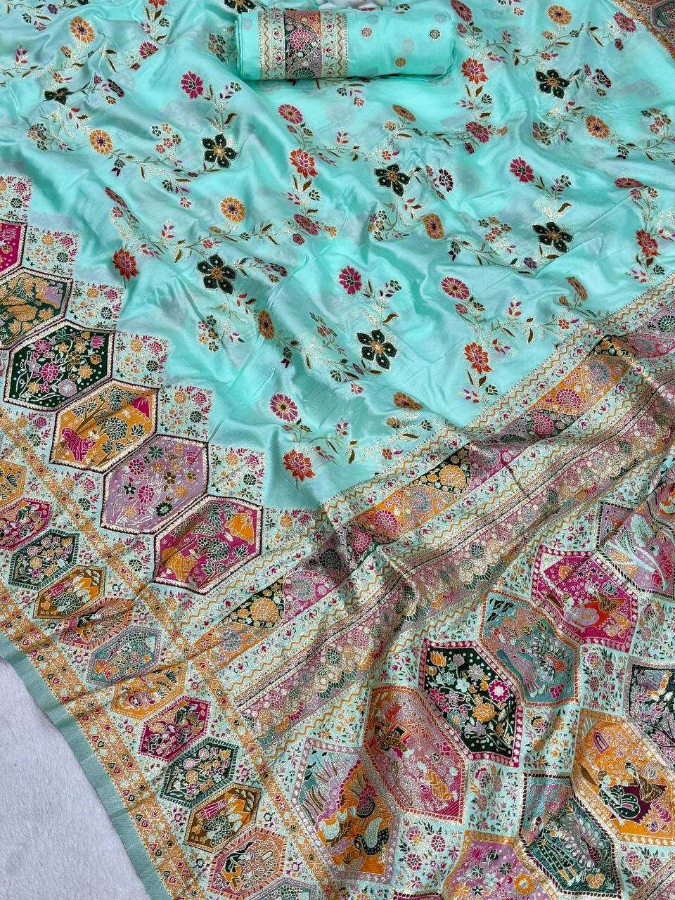 YNF Wholesale Pashmina Butta Sarees  | Surat Manufacturer