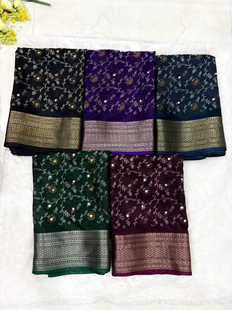 YNF Wholesale Georgette Ajrakh Sarees  | Surat Manufacturer