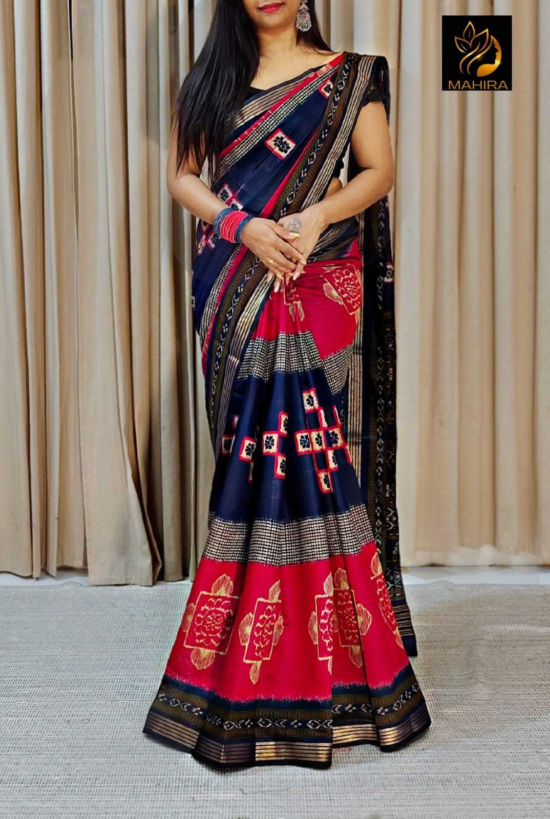 YNF Wholesale Cotton Designer Sarees  | Surat Manufacturer