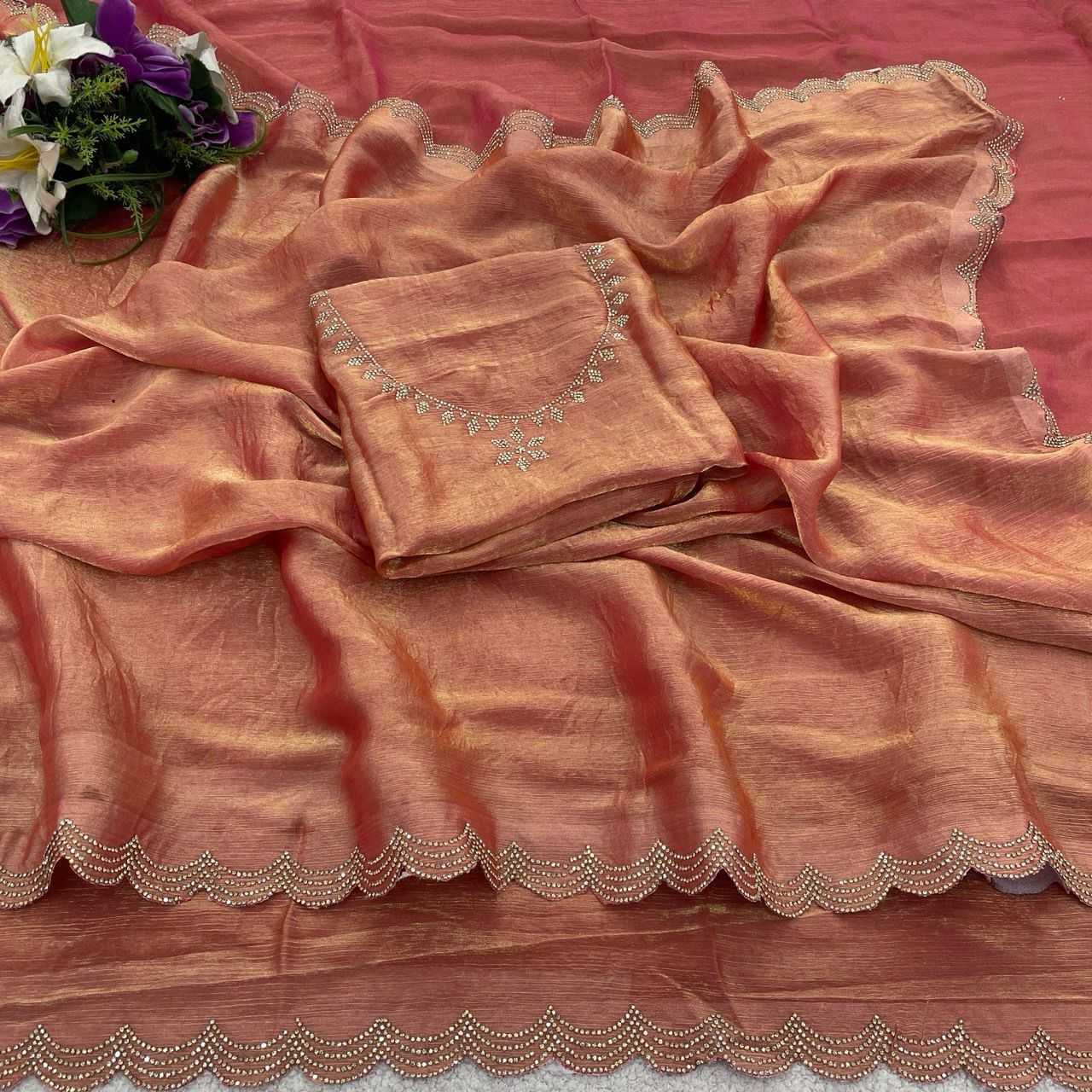 YNF Wholesale Space Silk Fancy Sarees  | Surat Manufacturer