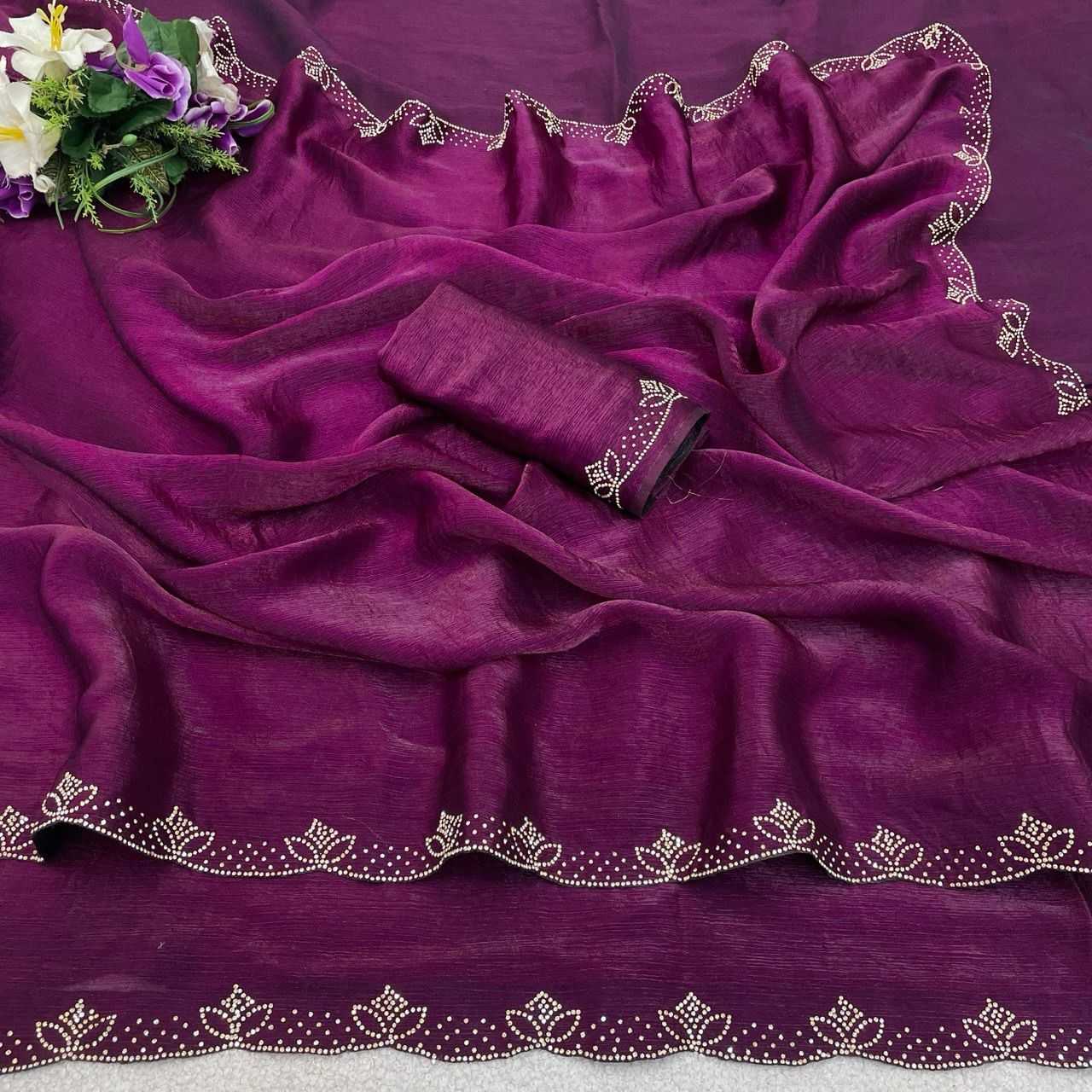 YNF Wholesale Space Silk Fancy Sarees  | Surat Manufacturer