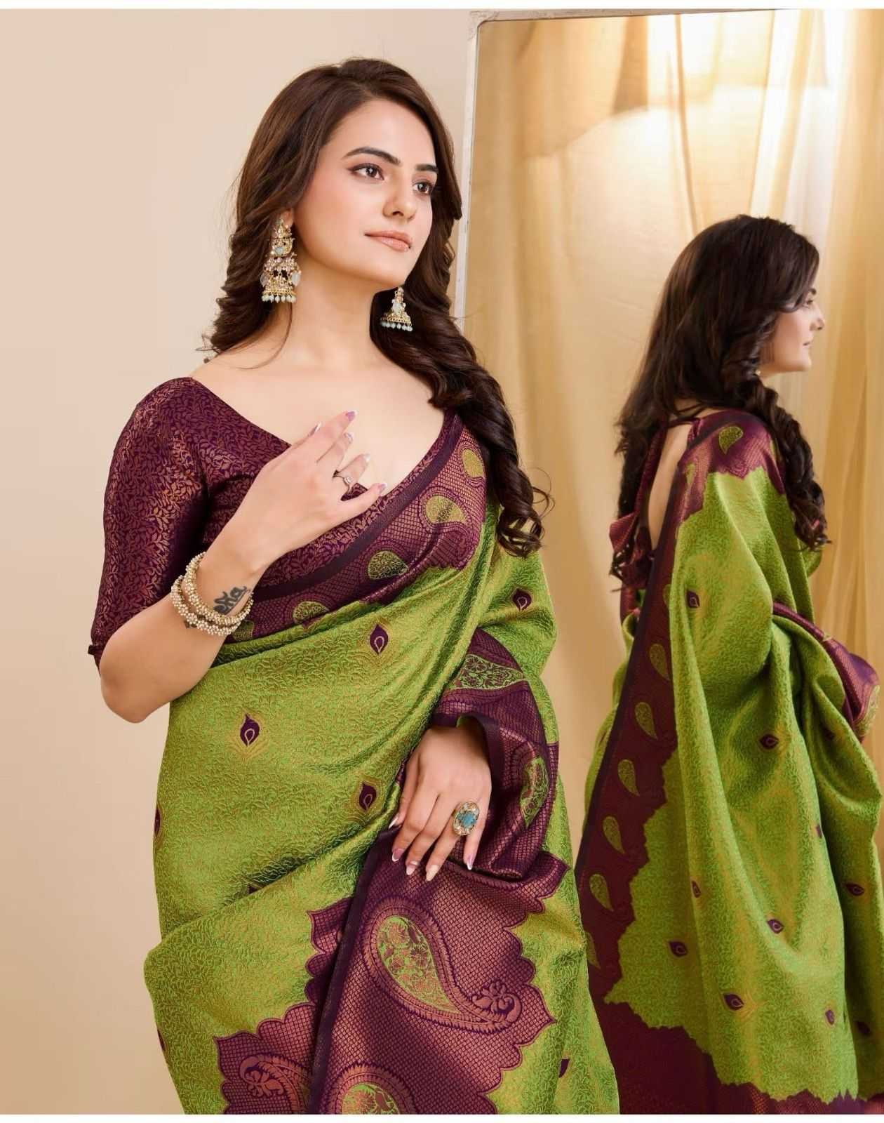YNF Wholesale Banarasi Soft Silk Banarasi Silk Sarees  | Surat Manufacturer