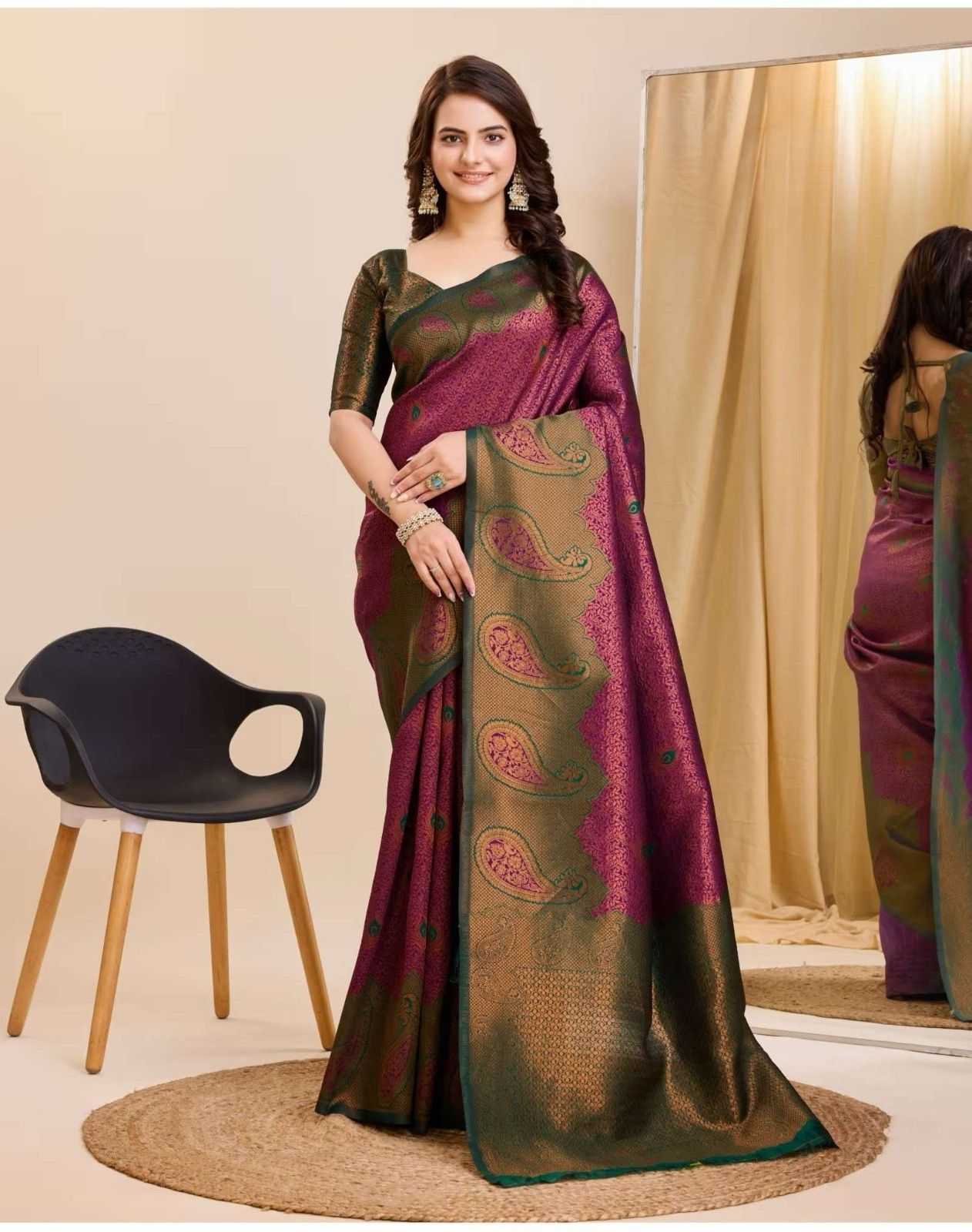YNF Wholesale Banarasi Soft Silk Banarasi Silk Sarees  | Surat Manufacturer