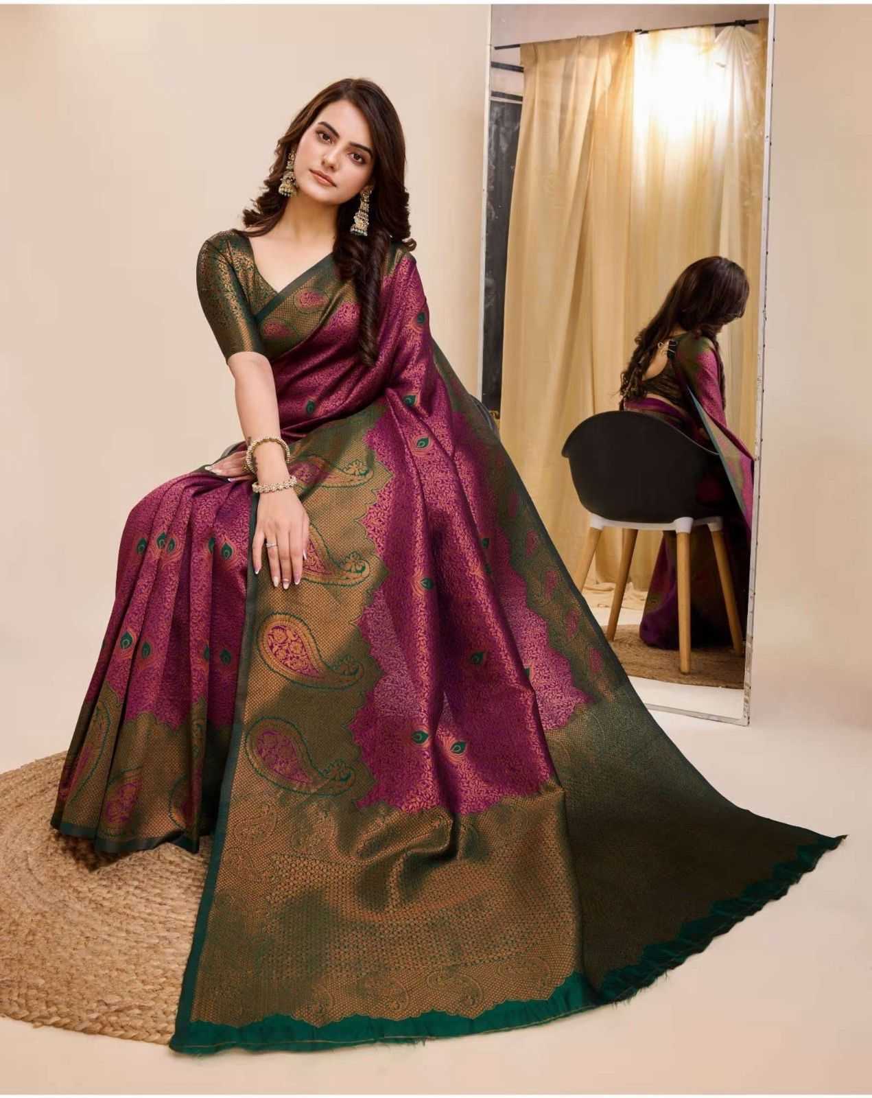 YNF Wholesale Banarasi Soft Silk Banarasi Silk Sarees  | Surat Manufacturer