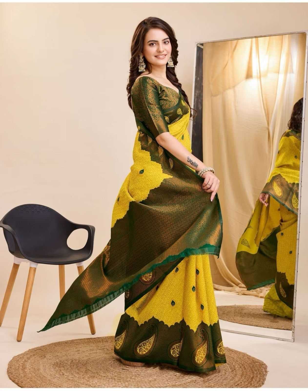 YNF Wholesale Banarasi Soft Silk Banarasi Silk Sarees  | Surat Manufacturer