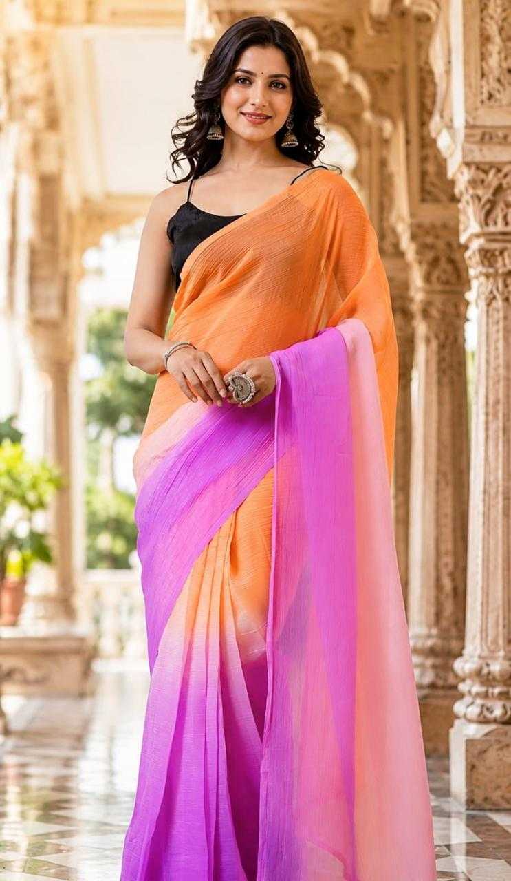 YNF Wholesale Georgette Ready To Wear Sarees  | Surat Manufacturer