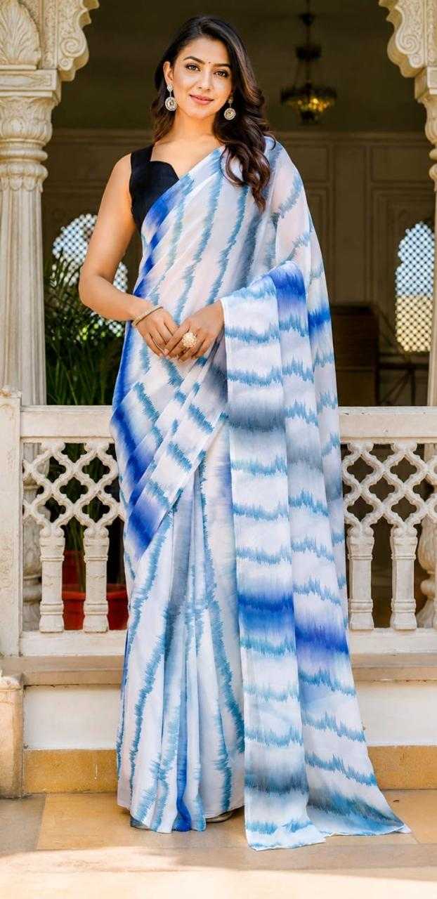 YNF Wholesale Georgette Ready To Wear Sarees  | Surat Manufacturer