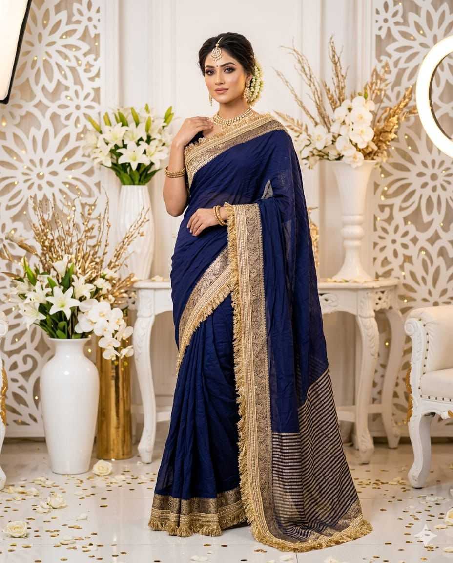 YNF Wholesale Jacquard Fancy Sarees  | Surat Manufacturer