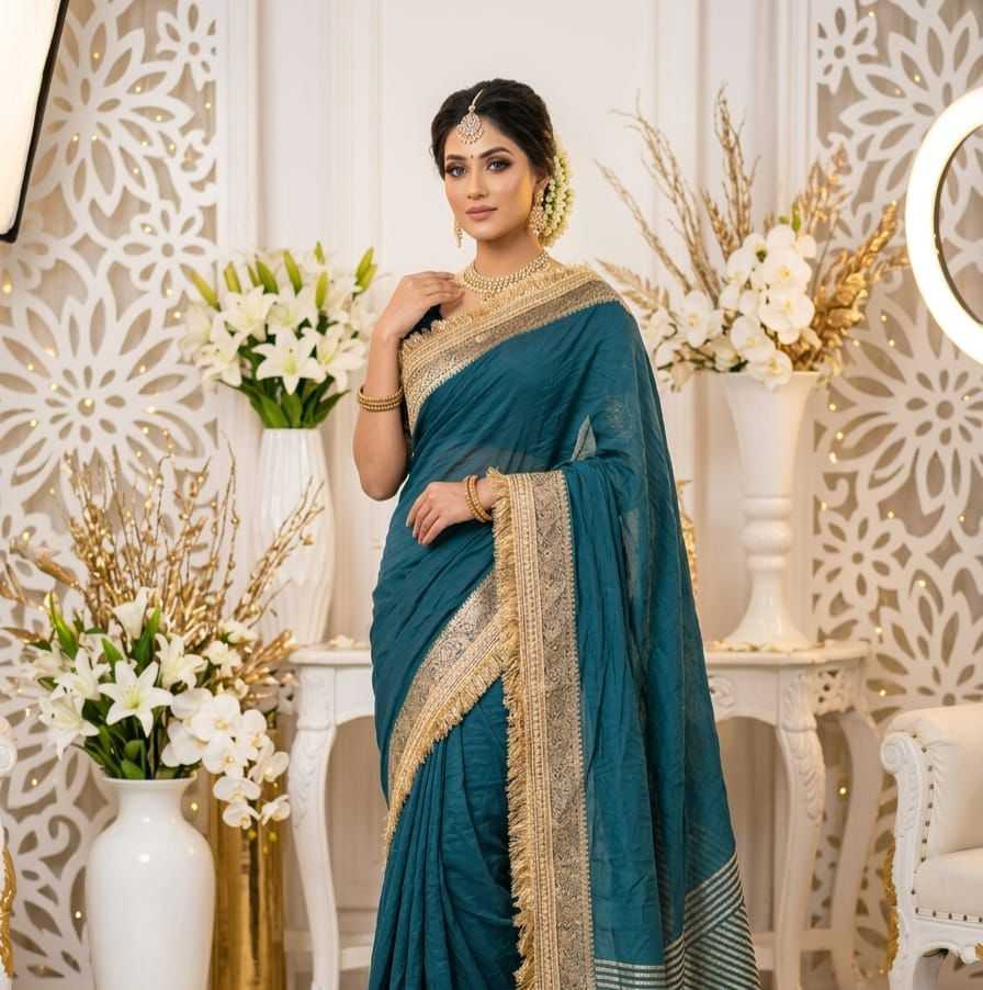 YNF Wholesale Jacquard Fancy Sarees  | Surat Manufacturer