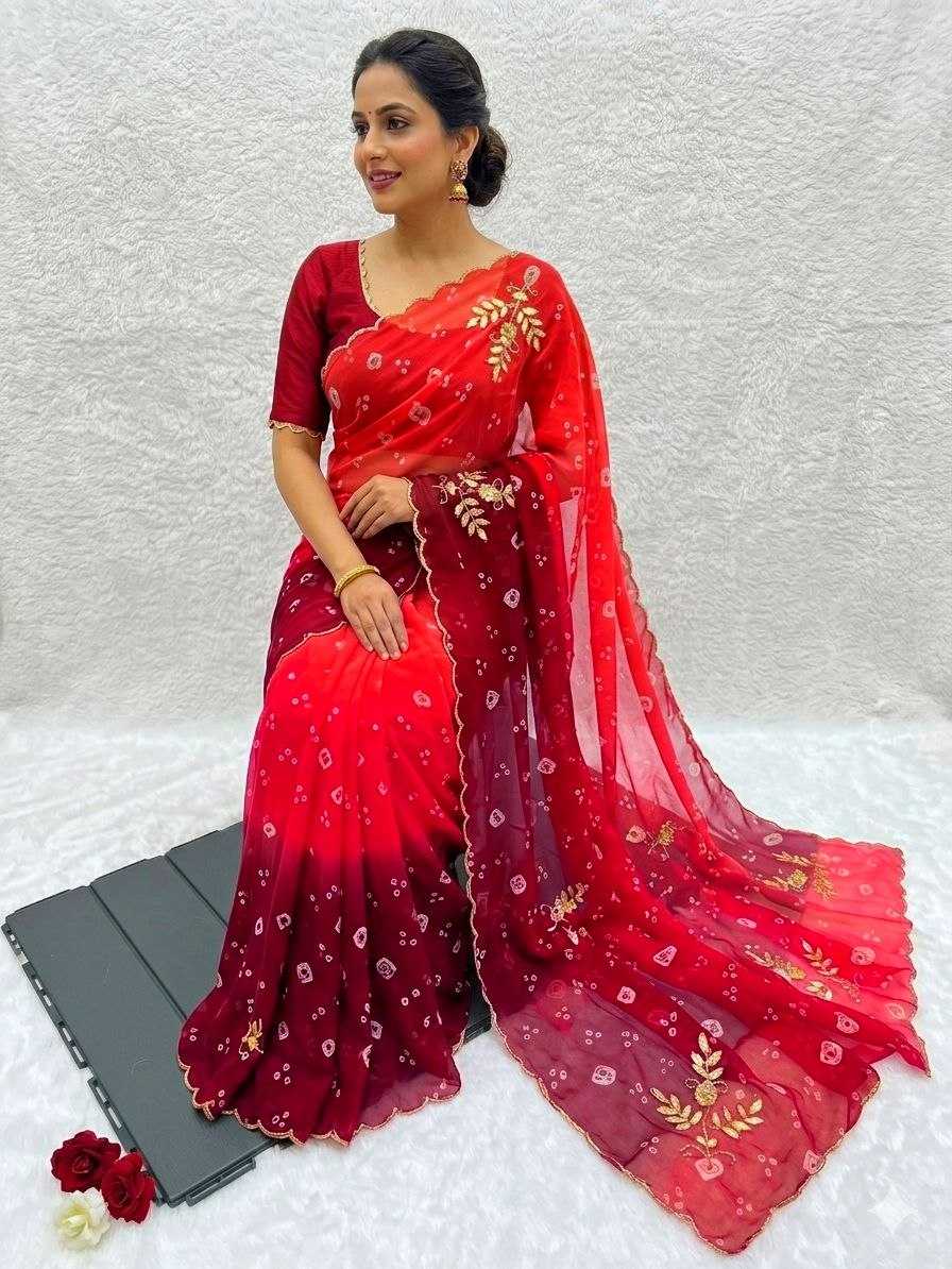 YNF Wholesale Georgette Printed Sarees  | Surat Manufacturer