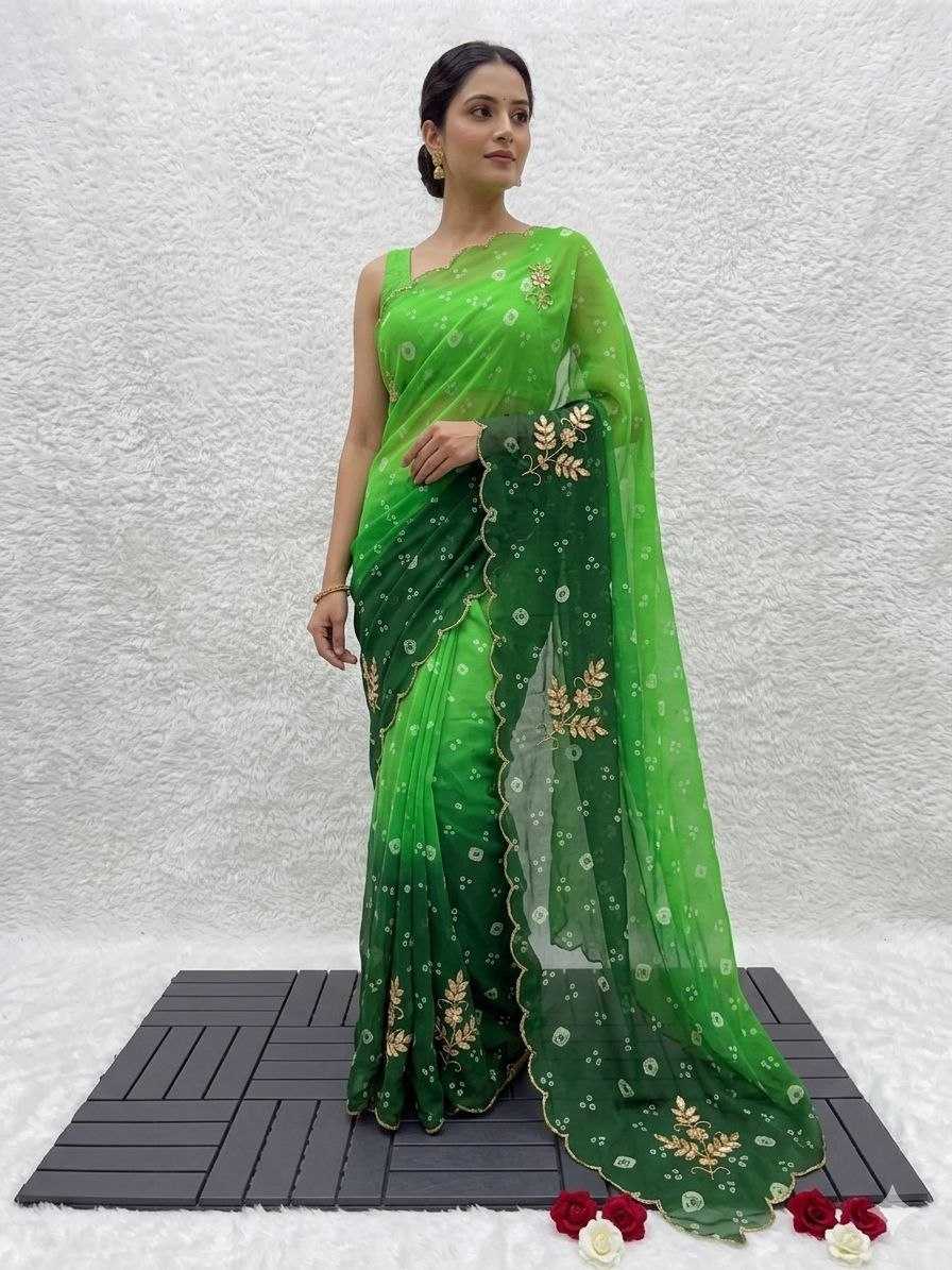 YNF Wholesale Georgette Printed Sarees  | Surat Manufacturer