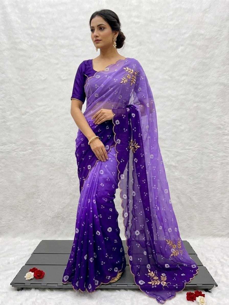 YNF Wholesale Georgette Printed Sarees  | Surat Manufacturer