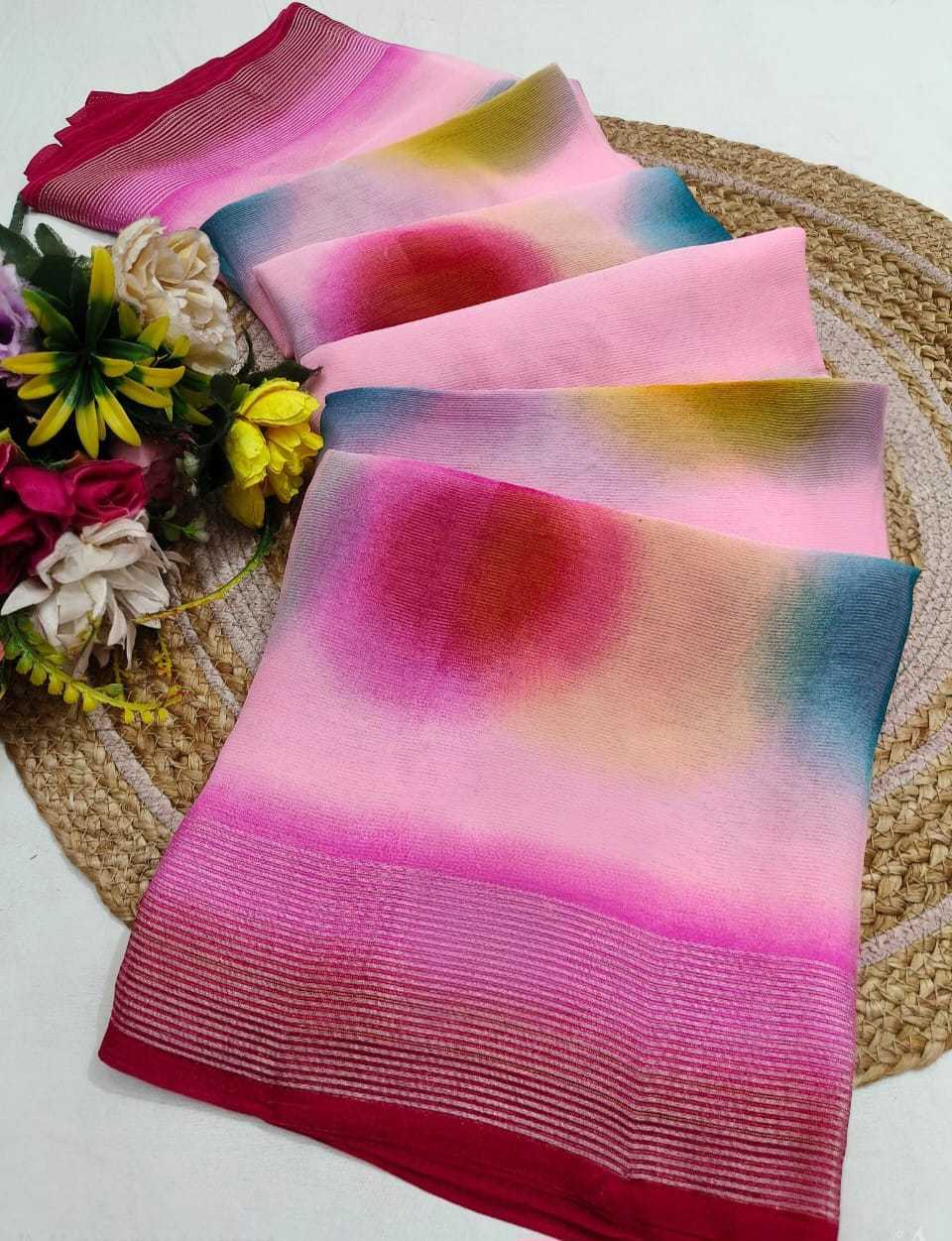 YNF Wholesale Georgette Party Wear Sarees  | Surat Manufacturer