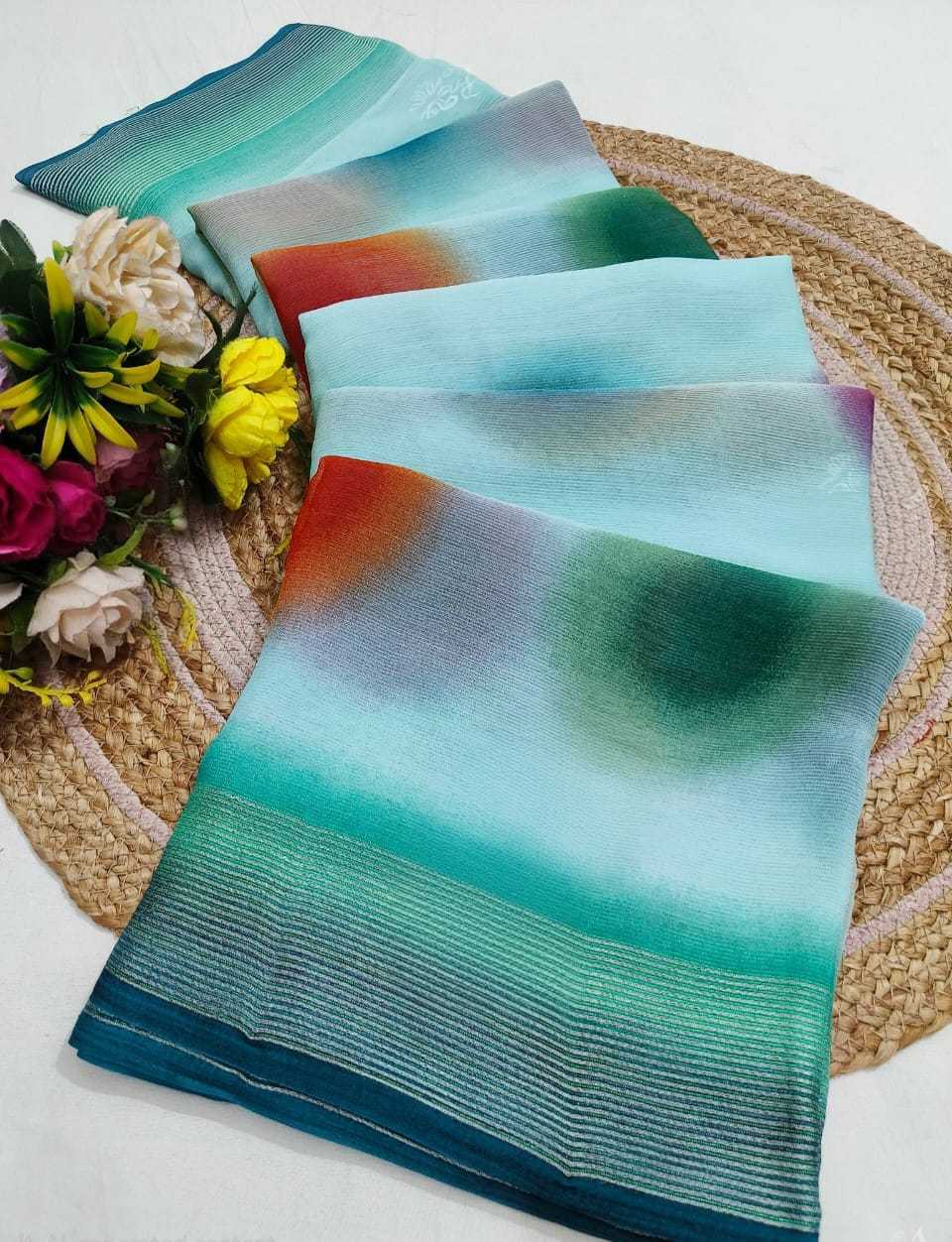 YNF Wholesale Georgette Party Wear Sarees  | Surat Manufacturer