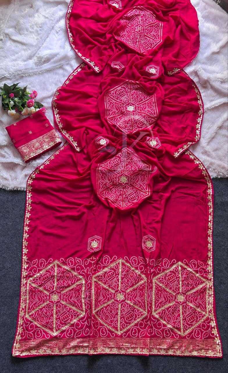 YNF Wholesale Viscose Gota Work Saree  | Surat Manufacturer