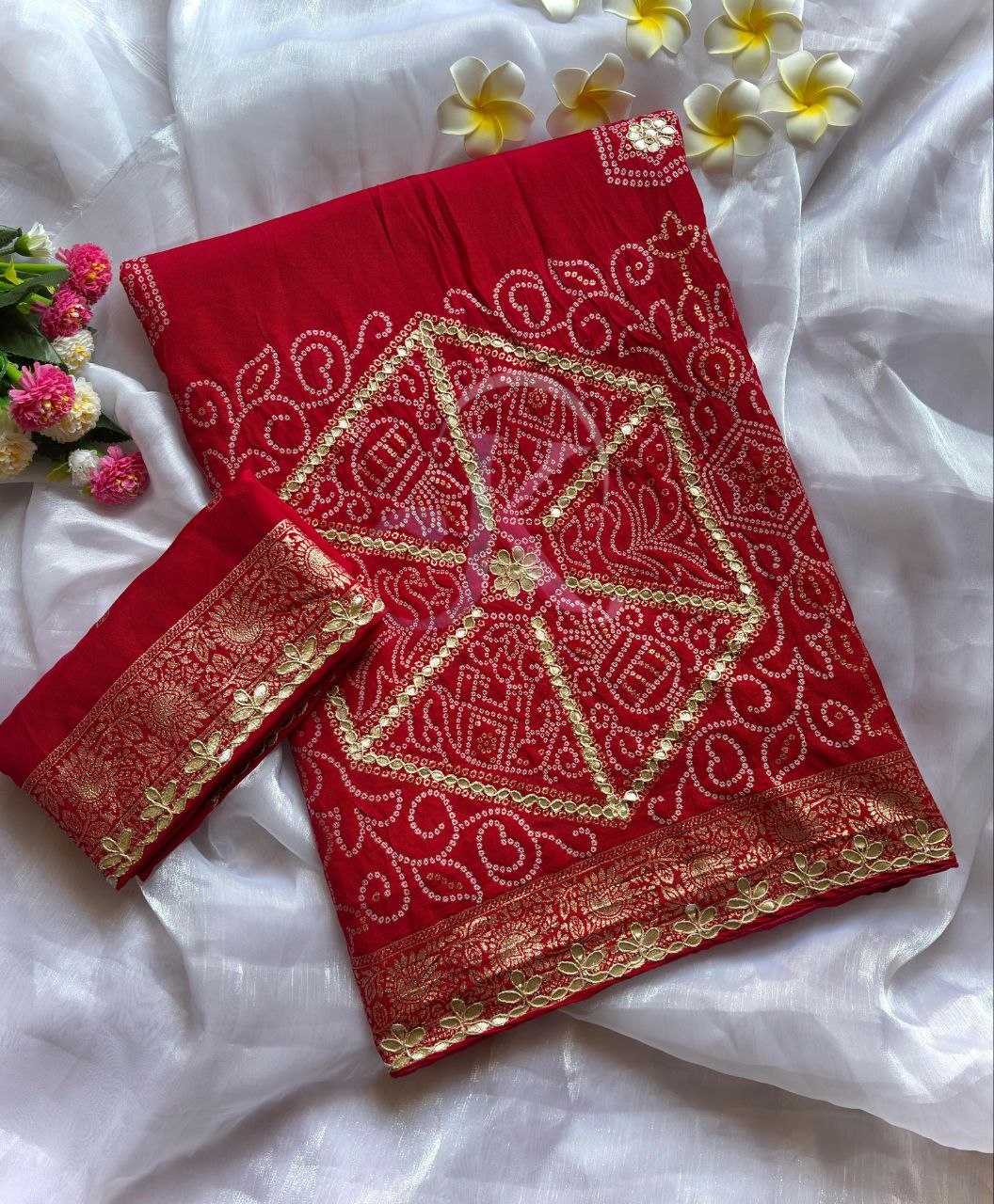 YNF Wholesale Viscose Gota Work Saree  | Surat Manufacturer